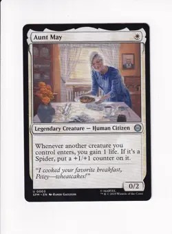 MAGIC THE GATHERING MTG MARVEL'S SPIDER-MAN AUNT MAY (#2) - Image 1