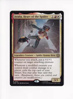 MAGIC THE GATHERING MTG MARVEL'S SPIDER-MAN ARANA, HEART OF THE SPIDER - Image 1