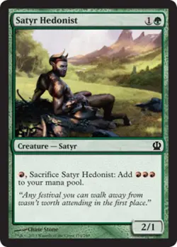 Satyr Hedonist - Light Play MTG Theros - Image 1