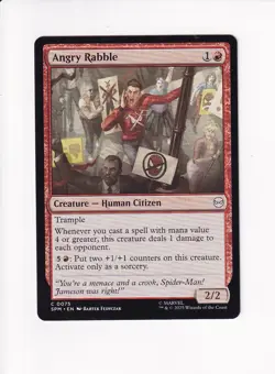 MAGIC THE GATHERING MTG MARVEL'S SPIDER-MAN ANGRY RABBLE (#2) - Image 1