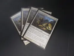 Doomed Traveler x4 MTG Innistrad White Common Creature LP - Image 1