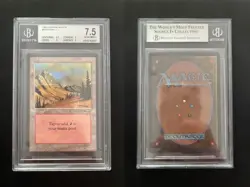 Mountain ARABIAN NIGHTS Mtg NEAR MINT Graded BGS 7.5 BASIC+++ (6.5/9/9/9) - Image 1