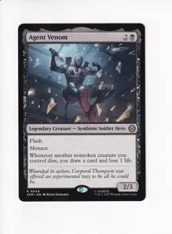 MAGIC THE GATHERING MTG MARVEL'S SPIDER-MAN AGENT VENOM - Image 1