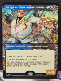 Doctor Octopus, Master Planner M 0228 BORDERLESS FOIL NM Marvel Spiderman MTG - Image 1