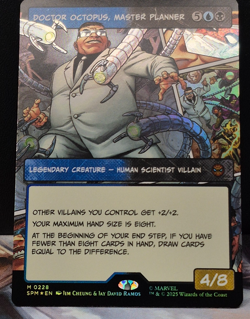 Doctor Octopus, Master Planner M 0228 BORDERLESS FOIL NM Marvel Spiderman MTG - Image 2