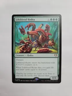 MTG - Lifeblood Hydra Commander Masters Regular Rare #0303 - Image 1