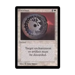 WOTC MtG Beta Disenchant (C) VG - Image 1