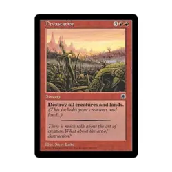 WOTC MtG Portal Devastation (R) EX - Image 1