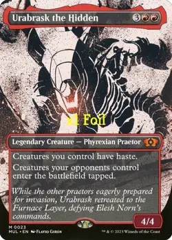 MTG Foil MOM: Multiverse Legends MUL Urabrask the Hidden MINT - Image 1