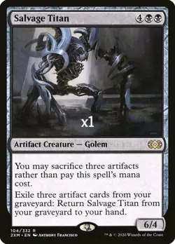 MTG Double Masters 2XM Salvage Titan MINT - Image 1