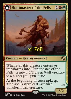 MTG Foil Innistrad Remastered INR Huntmaster of the Fells MINT - Image 1
