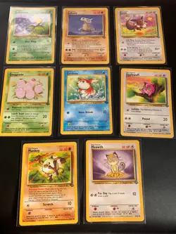 Complete Jungle Common set 16 / 64 Vintage WOTC Pokemon Cards - Image 2