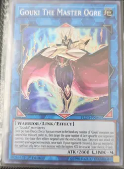 Yugioh FLOD-EN041 Gouki The Master Ogre Super Rare Unlimited NM - Image 1
