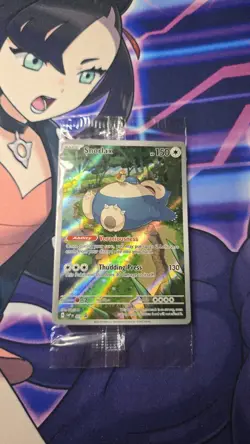 Pokemon Snorlax 051 Promo Card ETB, 151 Series, Sealed M/Nm Condition - Image 2