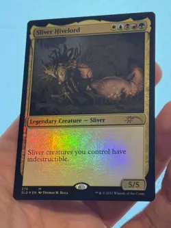 1X FOIL Sliver Hivelord NM MTG Magic Secret Lair Slivers Commander Tribal EDH - Image 3