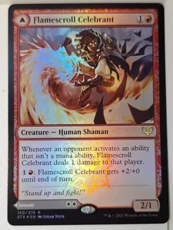 Flamescroll Celebrant - FOIL - Strixhaven - Magic the Gathering MTG Nice! - Image 1