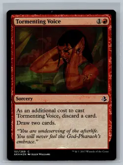 Magic The Gathering Amonkhet Tormenting Voice #151/269 Foil MTG TCG CCG - Image 1