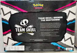 2017 RELEASE BRAND NEW SEALED! Pokemon TCG Team Skull Pin Collection Box - Image 2