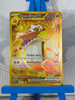 Skeledirge EX - S&V - Paldea Evolved 272/193 Gold Hyper Secret Rare Pokemon TCG - Image 1