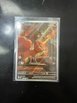 Pokemon Mega Evolution Vulpix IR 138/132 NM Pack Fresh English - In Hand - Image 1