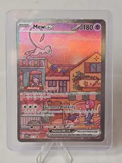 Mew ex SVP 053 Pokemon TCG Scarlet Violet 151 Black Star Promo Full Art SEALED - Image 1