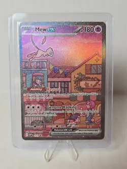 Mew ex SVP 053 Pokemon TCG Scarlet Violet 151 Black Star Promo Full Art SEALED - Image 2