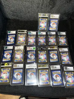 Pokemon TCG 20 graded slabs most japanese but a couple english, 8-10 range - Image 5