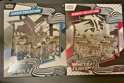 Pokemon TCG Black Bolt & White Flare Binder Collection Bundle! New/Sealed Set - Image 1