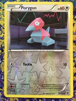 Pokemon TCG - Porygon - 72/101 Plasma Blast - 2013 Reverse Holo - LP - Image 2