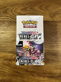 Pokemon Rebel Clash Half Booster Box 18-Booster Packs, Sealed 🔥 - Image 1