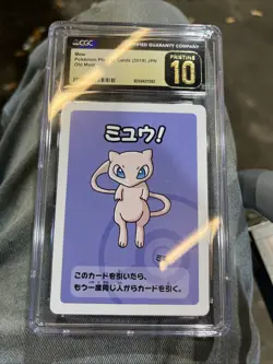CGC 10 Gem Mint Mew Old Maid 2019 Japanese Pokemon Card - Image 1