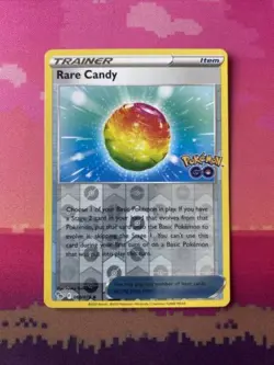 Pokemon Card Rare Candy Pokemon Go Reverse Holo 069/078 Near Mint - Image 1