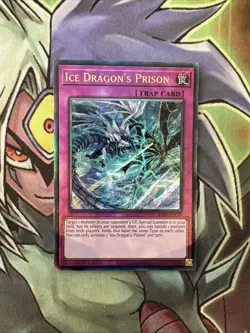 RA01-EN078 Ice Dragon's Prison New Ultimate Rare 1st Edition NM Yugioh Card - Image 1