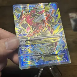 Mega M Gyarados EX Full Art Holo 115/122 XY Breakpoint Pokemon Card LP+/NM - Image 3