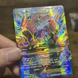 Mega M Gyarados EX Full Art Holo 115/122 XY Breakpoint Pokemon Card LP+/NM - Image 5