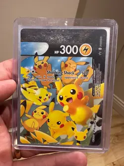 Pikachu v Union 25th Anniversary Collectible Card Set 4 Cards - Image 1