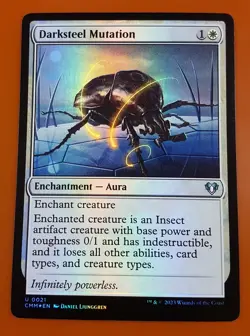 1x Darksteel Mutation | FOIL | Commander Masters | MTG Magic Cards - Image 1