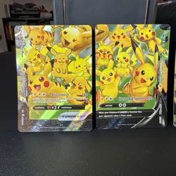 Pikachu V-Union [Set of 4] SWSH: Sword & Shield Promo Cards Holo - Image 2