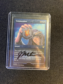 Commandeer Artist Proof Foil Etched #484 - Commander Masters Mtg John Matson - Image 1