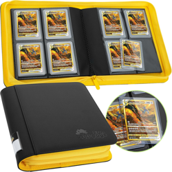 Trading Card Binder - 128 Pocket Toploader for Pokemon, Yu-Gi-Oh, MTG - Image 1