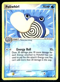 Poliwhirl Unseen Forces NM, 68/115 Pokemon Card - Image 1