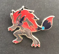 Zoroark Pokemon Pin Badge Metal 2015 From Shiny Blister Pack Breakthrough RARE - Image 1