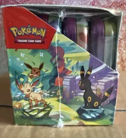 Pokemon TCG SV8.5 Prismatic Evolutions Mini Tin Display Factory Sealed - Image 2