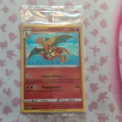 Pokemon TCG Sealed Special Delivery Charizard SWSH075 Holo Promo - Image 1