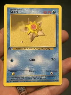 Pokemon TCG Stari(Staryu) 65/102 1st Edition Base Set 1999- NM - Image 1