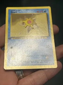 Pokemon TCG Stari(Staryu) 65/102 1st Edition Base Set 1999- NM - Image 4