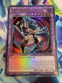 Yu-Gi-Oh! TCG The Duke of Demise MZTM-EN033 Ultra Rare NM/M - Image 1