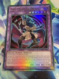 Yu-Gi-Oh! TCG The Duke of Demise MZTM-EN033 Ultra Rare NM/M - Image 2