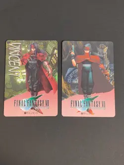 VINCENT Final Fantasy7 SQUARE BANDAI 1997 No.9 Japanese FOIL TCG card eb143 - Image 1