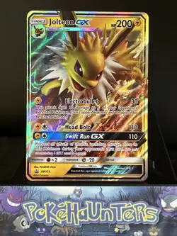 Pokemon Card Jolteon GX SM173 Black Star Promo Ultra Rare Holo L/P - Image 1